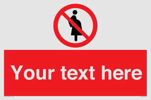 Custom prohibition not for pregnant women